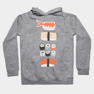 Sushi Roll Maki Nigiri Food Art Hoodie